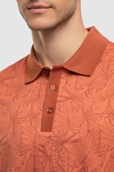 поло из мерсеризованного хлопка от бренда kanzler вид слева