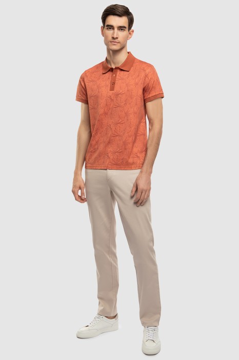 поло из мерсеризованного хлопка из россии вид сбоку