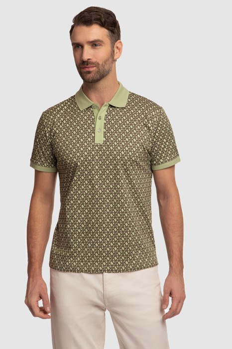 поло из мерсеризованного хлопка по цене 6990 руб вид справа