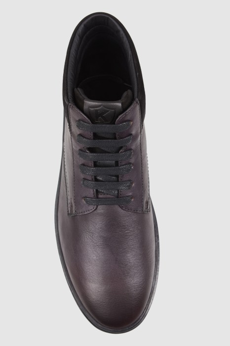 полуботинки из натуральной кожи от бренда kanzler вид слева