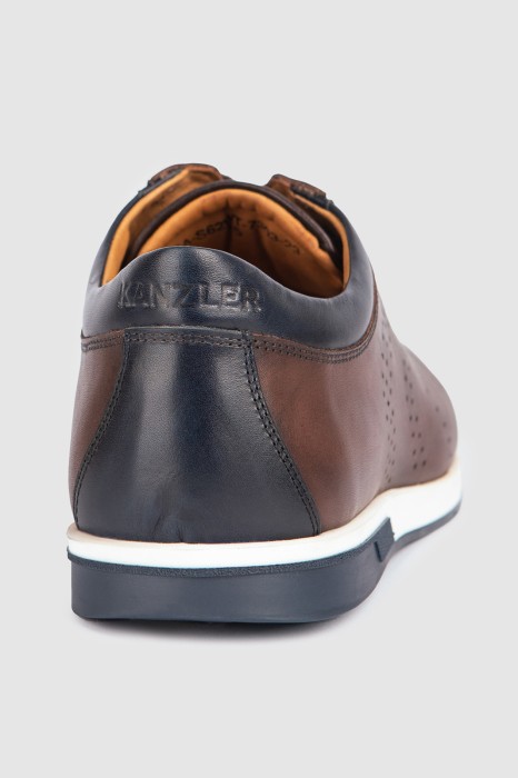 полуботинки из натуральной кожи из россии вид сбоку