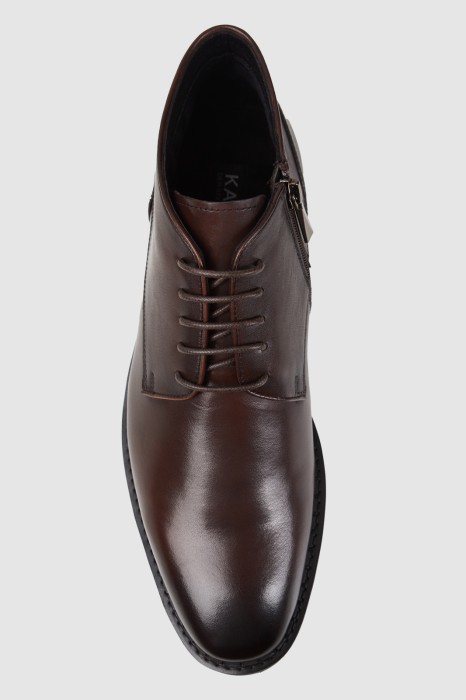 полуботинки из натуральной кожи от бренда kanzler вид слева