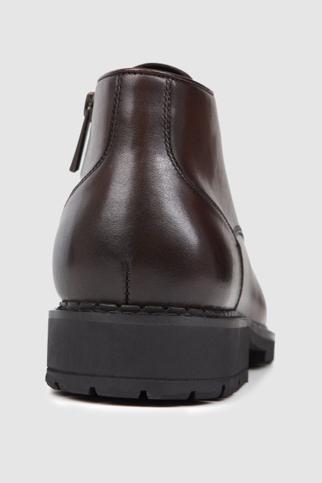 полуботинки из натуральной кожи из россии вид сбоку