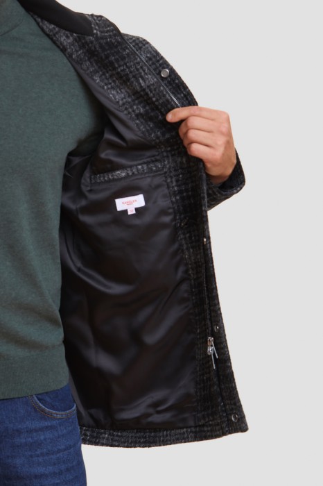 полупальто в клетку демисезонное по цене 12495 руб вид справа