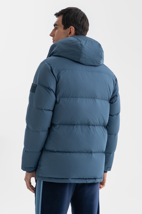 пуховик короткий с водоотталкивающей обработкой из пуха спереди