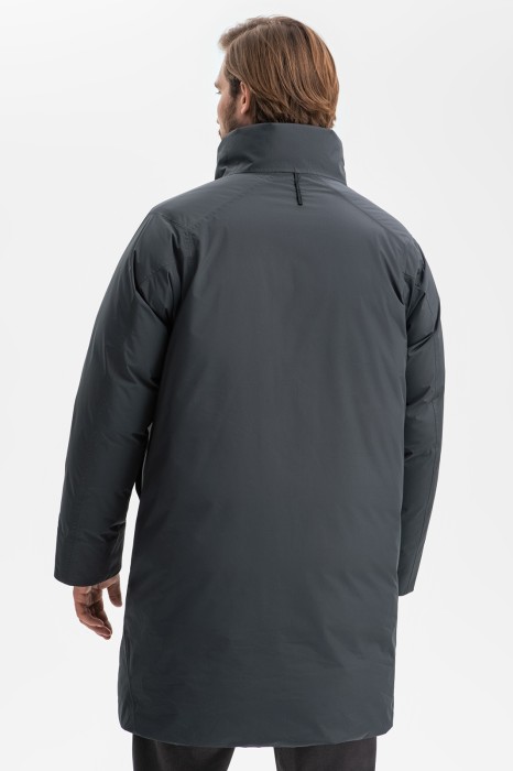 пуховик с водоотталкивающей обработкой из россии вид сбоку