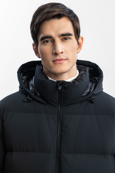 пуховик с водоотталкивающей обработкой от бренда kanzler вид слева