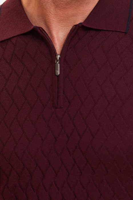 пуловер-поло из шерсти от бренда kanzler вид слева