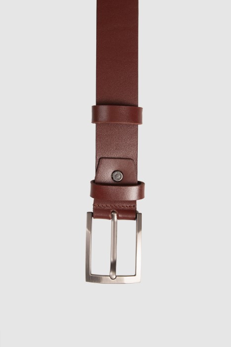 ремень из натуральной кожи от бренда kanzler вид слева