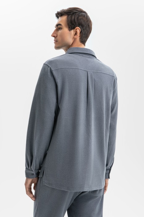 рубашка домашняя из россии вид сбоку