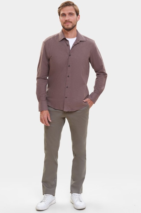 рубашка из хлопка по цене 4990 руб вид справа