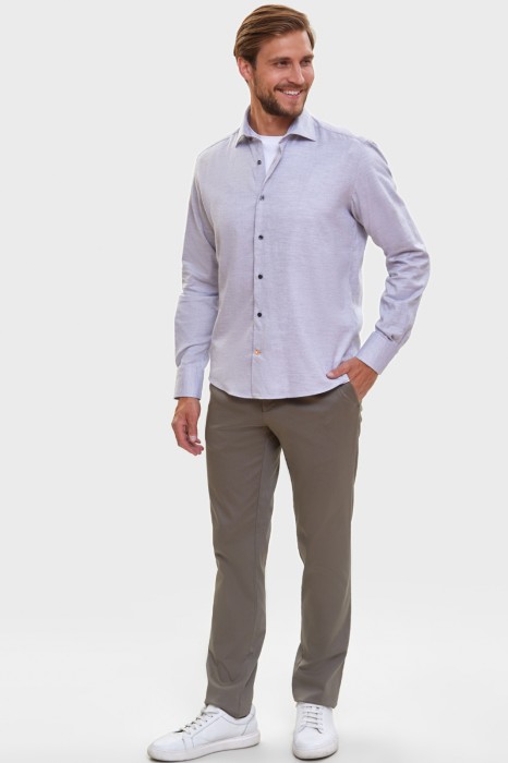 рубашка из хлопка по цене 5990 руб вид справа