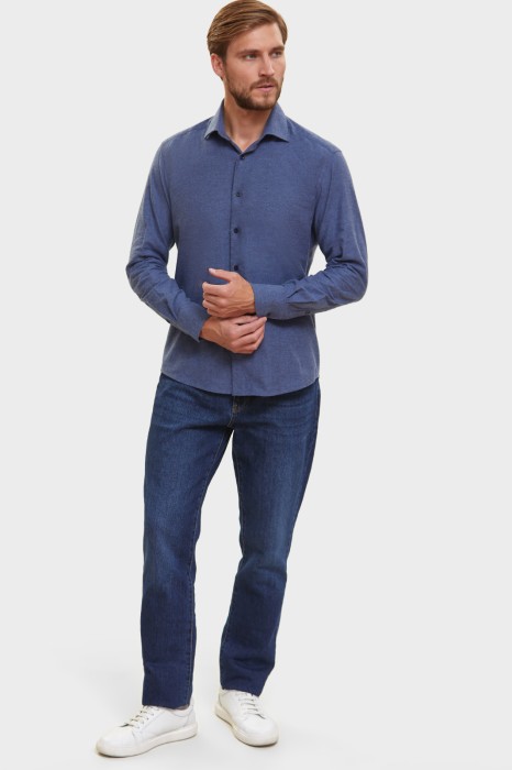 рубашка из хлопка из россии вид сбоку