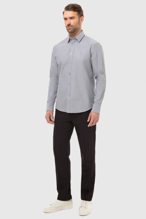 рубашка из хлопка из россии вид сбоку