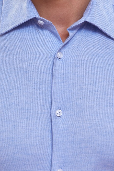 рубашка из хлопка от бренда kanzler вид слева