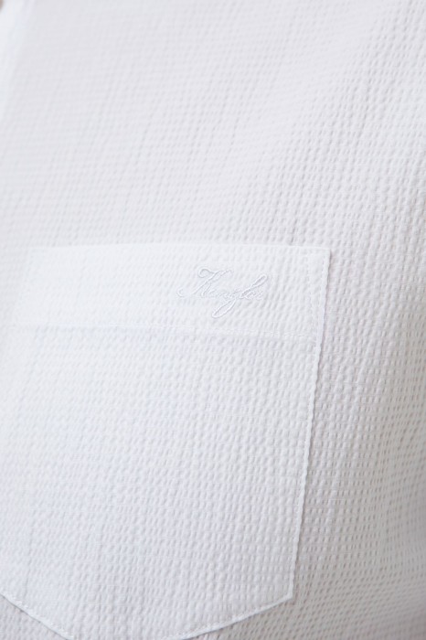 рубашка из хлопка по цене 6990 руб вид справа