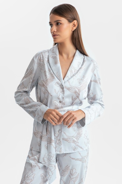 рубашка пижамная по цене 8990 руб вид справа