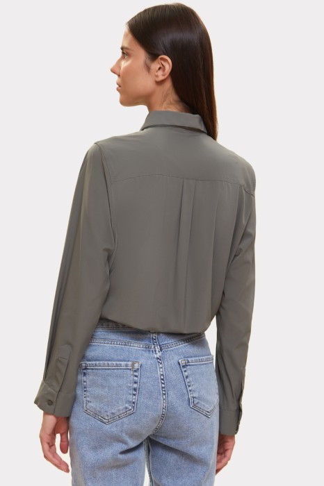 рубашка от бренда kanzler вид слева