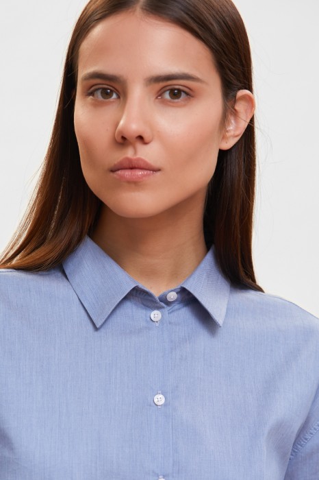 рубашка от бренда kanzler вид слева