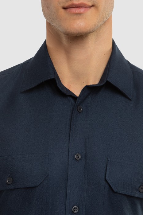 рубашка от бренда kanzler вид слева