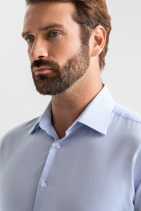 сорочка из австрийской хлопковой ткани getzner от бренда kanzler вид слева