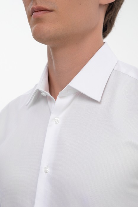 сорочка из австрийской хлопковой ткани getzner от бренда kanzler вид слева