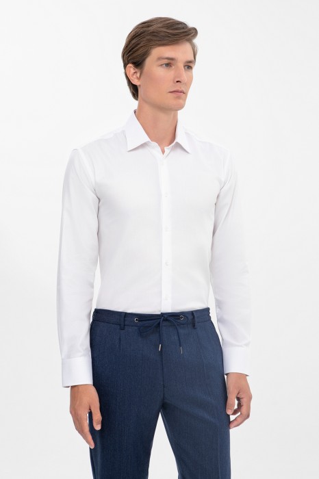 сорочка из австрийской хлопковой ткани getzner по цене 5990 руб вид справа