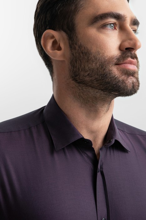 сорочка из австрийской хлопковой ткани getzner от бренда kanzler вид слева