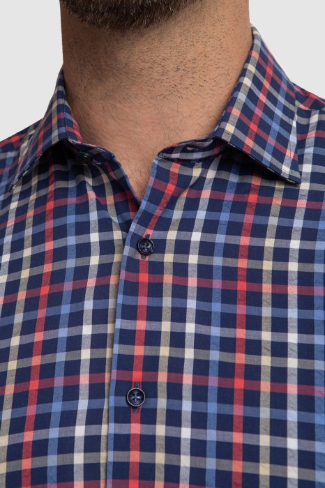 сорочка из австрийской хлопковой ткани getzner от бренда kanzler вид слева