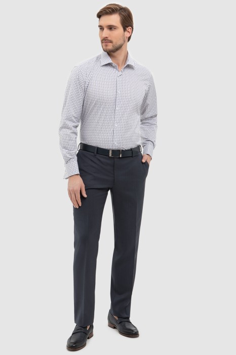 сорочка из австрийской хлопковой ткани getzner из хлопка спереди