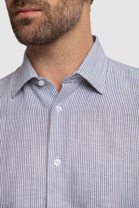 сорочка из австрийской ткани getzner от бренда kanzler вид слева