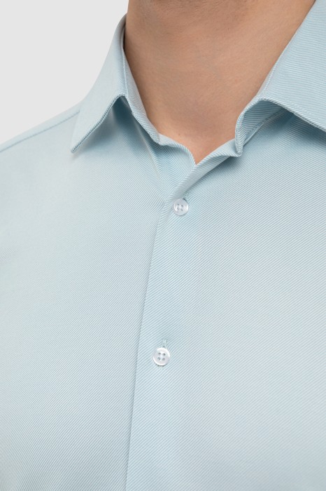 сорочка из эластичной ткани от бренда kanzler вид слева