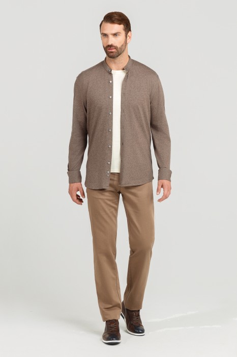 сорочка из хлопка и кашемира limited edition из россии вид сбоку