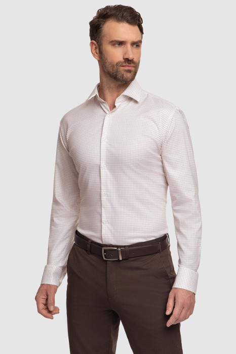 сорочка из хлопка и лиоцелла, устойчивая к сминанию фотография