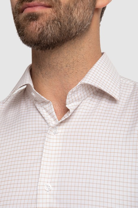 сорочка из хлопка и лиоцелла, устойчивая к сминанию от бренда kanzler вид слева