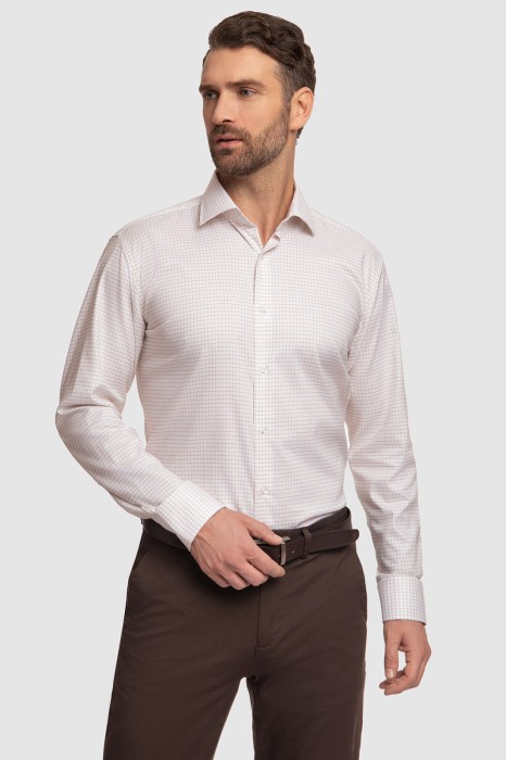 сорочка из хлопка и лиоцелла, устойчивая к сминанию по цене 5990 руб вид справа