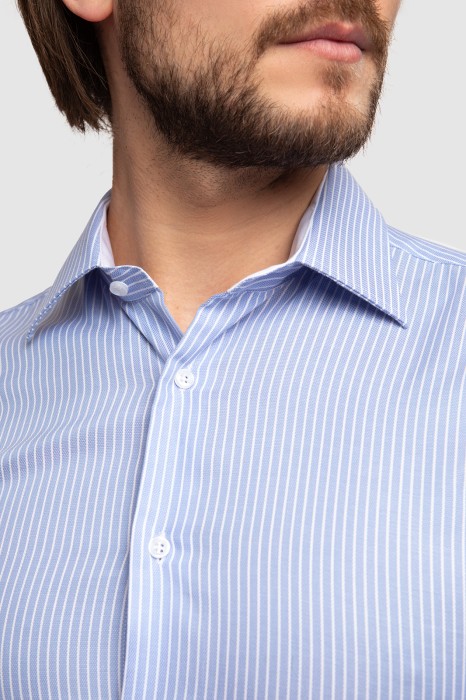 сорочка из хлопка и лиоцелла от бренда kanzler вид слева