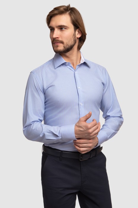 сорочка из хлопка и лиоцелла по цене 5990 руб вид справа