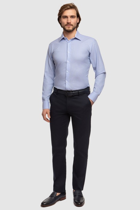 сорочка из хлопка и лиоцелла из россии вид сбоку