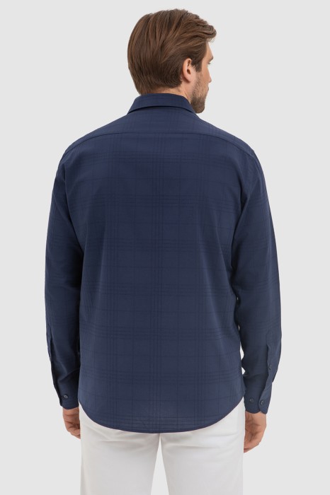 сорочка из хлопка и лиоцелла по цене 5990 руб вид справа