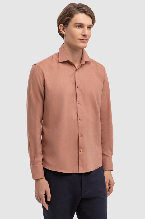 сорочка из хлопка и льна фотография