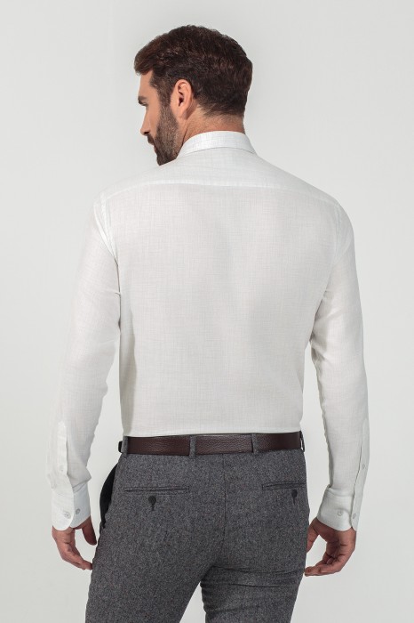 сорочка из хлопка, легкая в уходе по цене 5990 руб вид справа