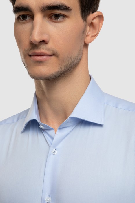 сорочка из хлопка от бренда kanzler вид слева