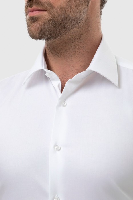 сорочка из хлопка от бренда kanzler вид слева