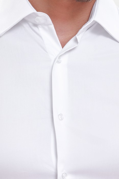 сорочка из хлопка от бренда kanzler вид слева