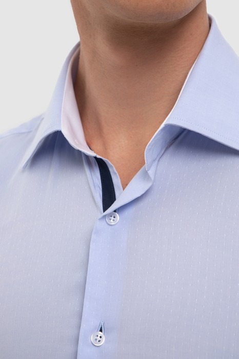 сорочка из хлопка от бренда kanzler вид слева