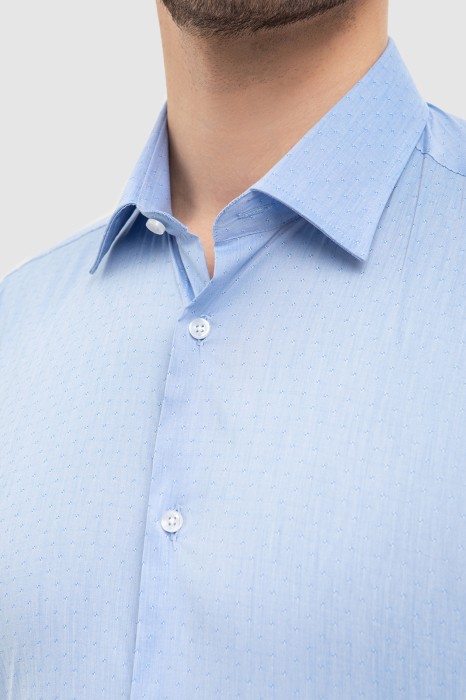 сорочка из хлопка от бренда kanzler вид слева