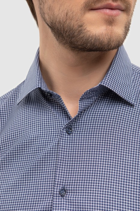 сорочка из хлопка от бренда kanzler вид слева