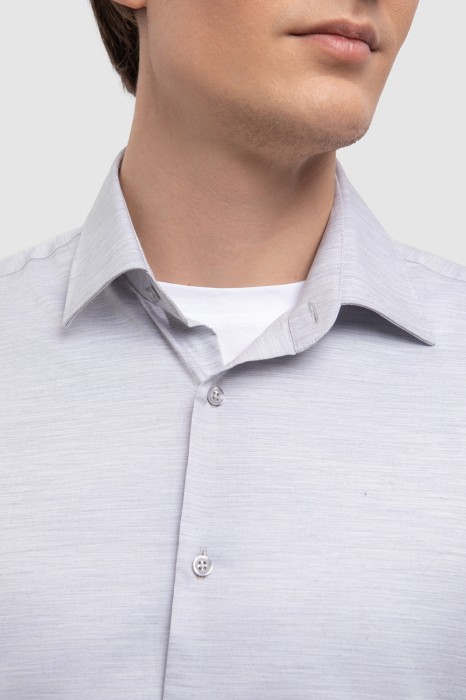 сорочка из хлопка от бренда kanzler вид слева