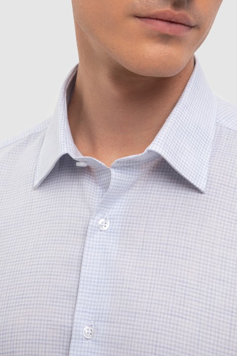 сорочка из хлопка от бренда kanzler вид слева